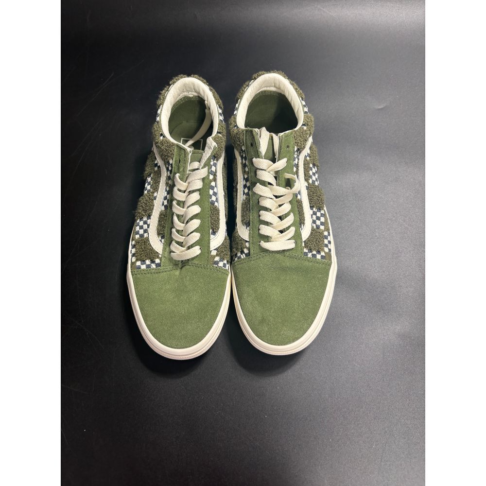 Vans New Unisex Old Skool Tufted Check Loden Green Shoe in Size M9/W10.5